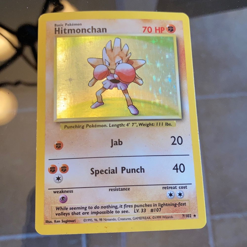 Hitmochan Holographic Pokémon Card
